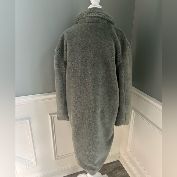 Rebecca Minkoff Wool Long Double Breasted Coat Medium - Picture 4 of 11